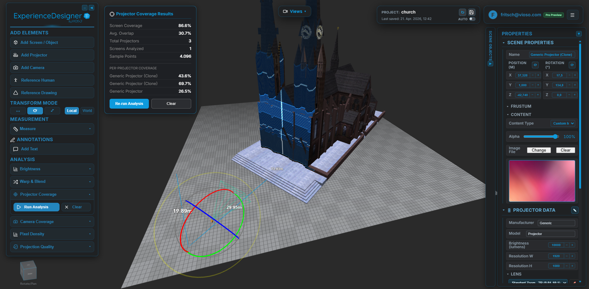 VIOSO Experience Designer - design your next projection system