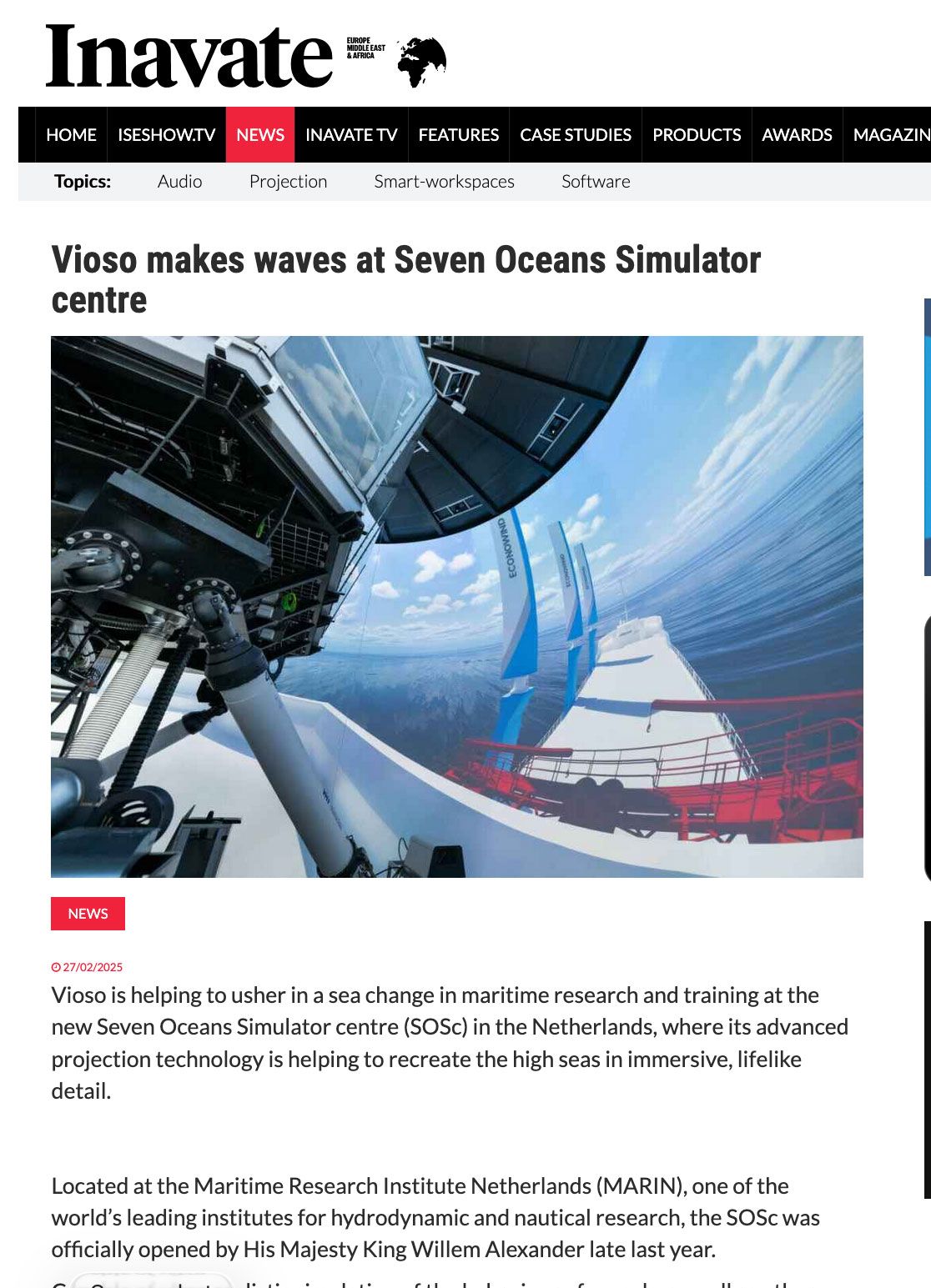 VIOSO Seven Seas Ocean Simulator