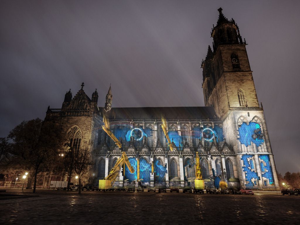 Magdeburg in Light 2020 + 2021 (Germany)